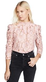 WAYF Emma Puff Sleeve Lace Top at Shopbop